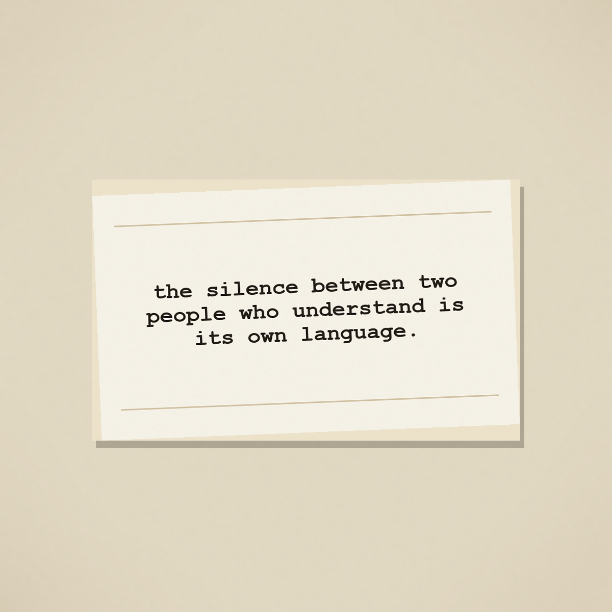 a typewritten slip of paper on the cafe counter, dated thursday · may 21, 2026