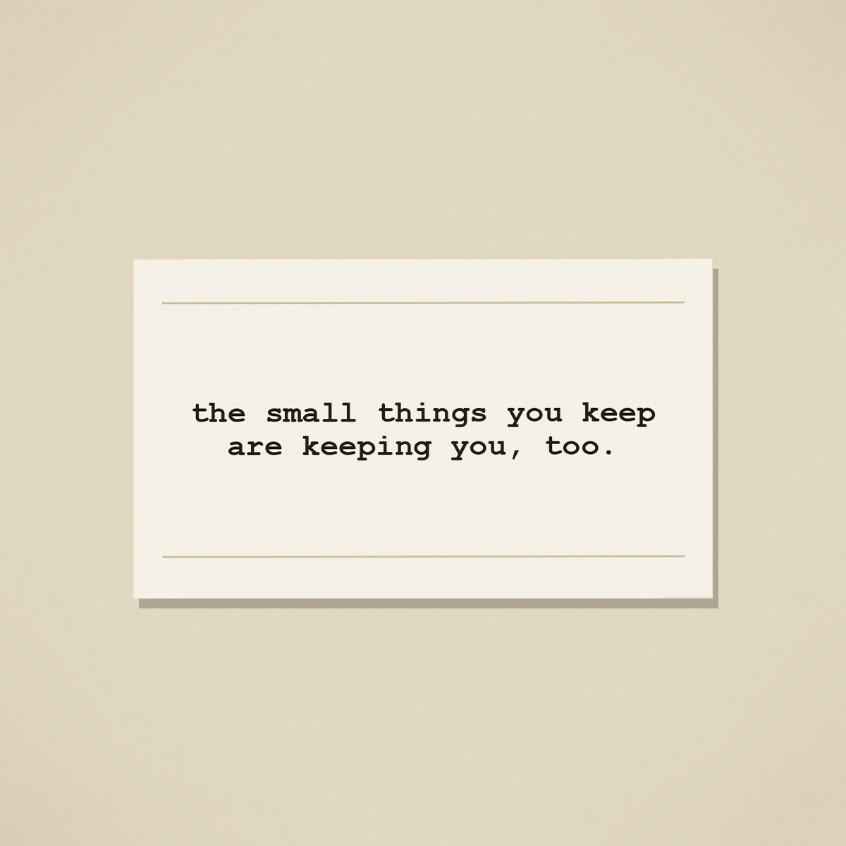a typewritten slip of paper on the cafe counter, dated sunday · june 21, 2026